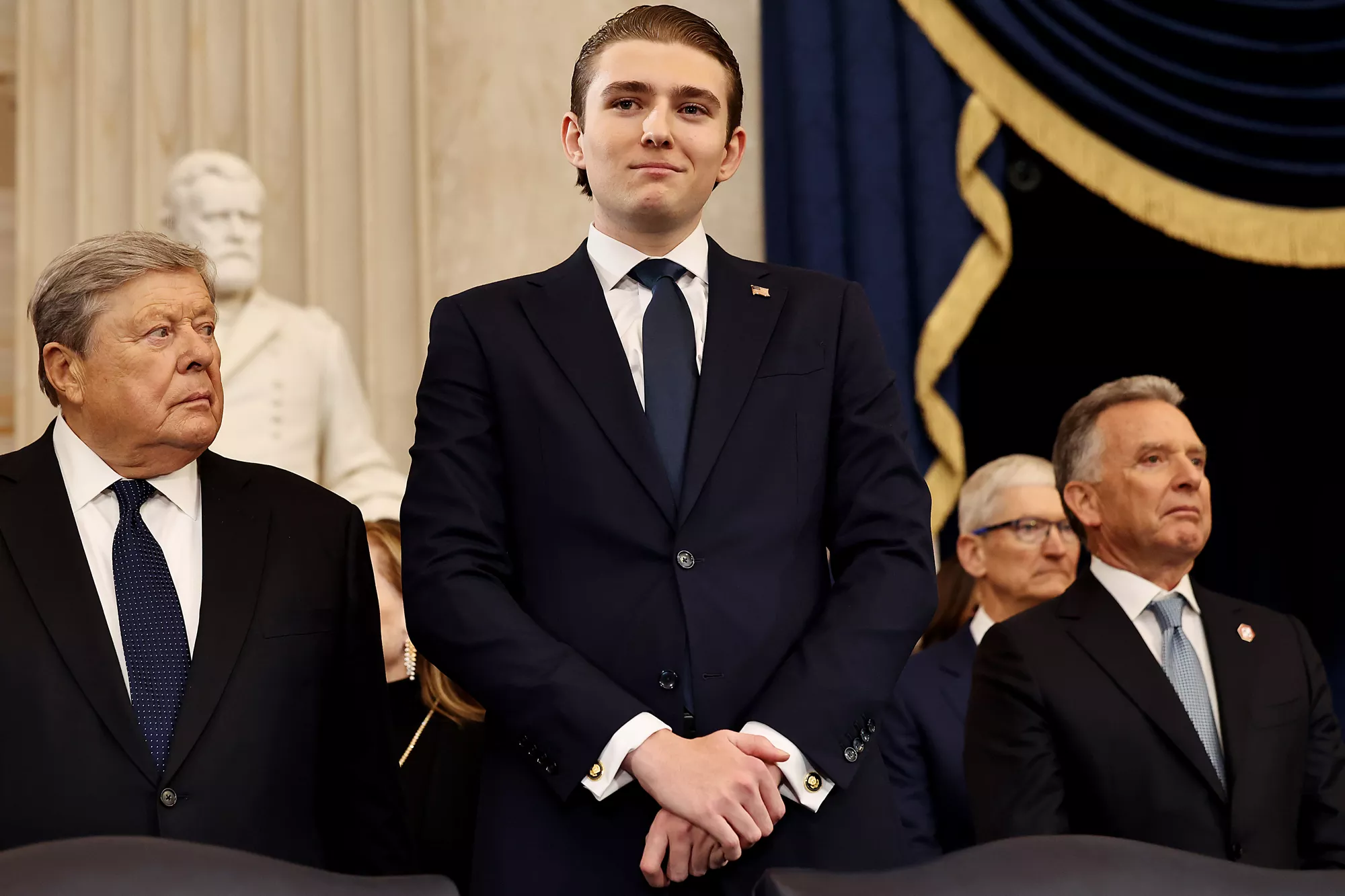 Was Barron Trump at the Inauguration, and Who Was With Him?