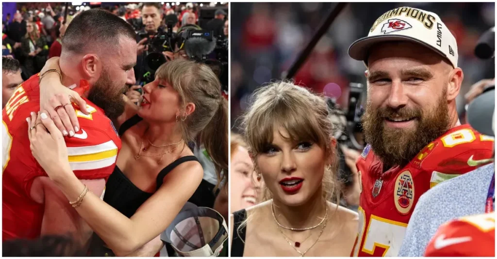 Taylor Swift and Travis Kelce