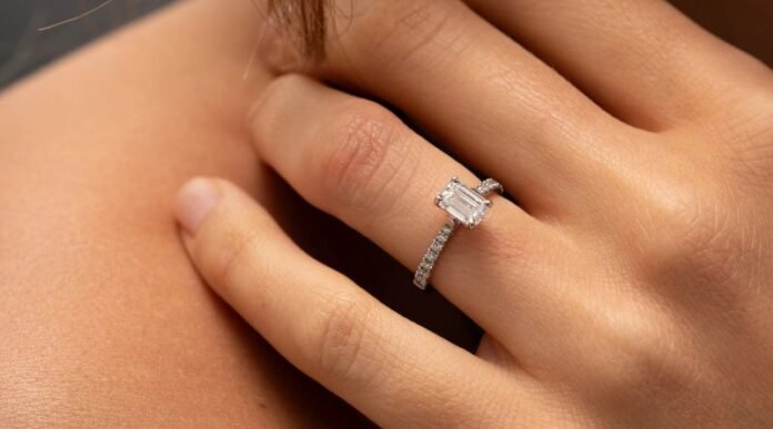 The Beauty and Brilliance of Emerald-Cut Moissanite Engagement Rings