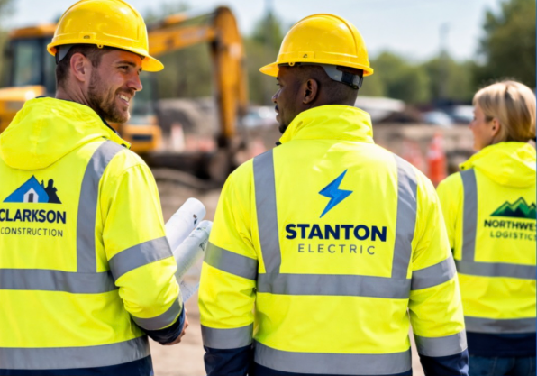 How Custom Screen Printing on Hi Vis Jackets Acts as Free Advertising for Your Business